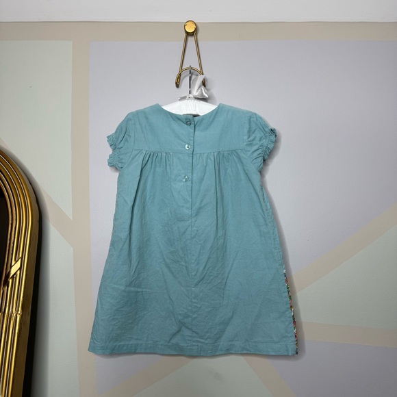 Mini Boden light corduroy bunny  girl dress - Picture 6 of 9